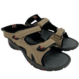 Sonoma Mens Size 13 Sandal Outdoor  Brice Taupe Brown Adjustable